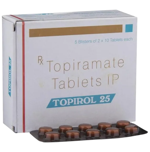 topirol 25mg tablet 10's